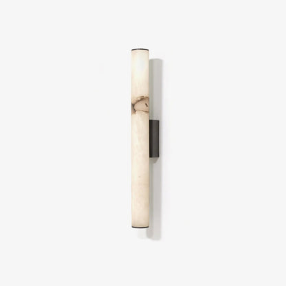Modern Marble LED Wall Sconce Light, Copper Finish Minimalist Wall Lamp