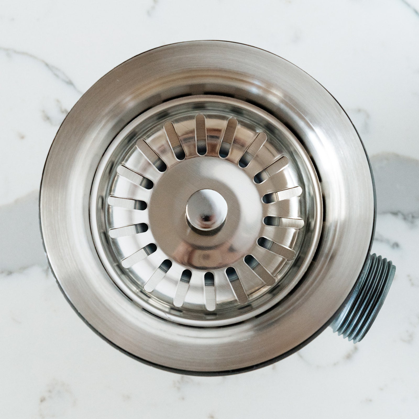 Brushed Stainless Basket Strainer Kitchen Sink Waste