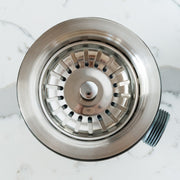 Brushed Stainless Basket Strainer Kitchen Sink Waste