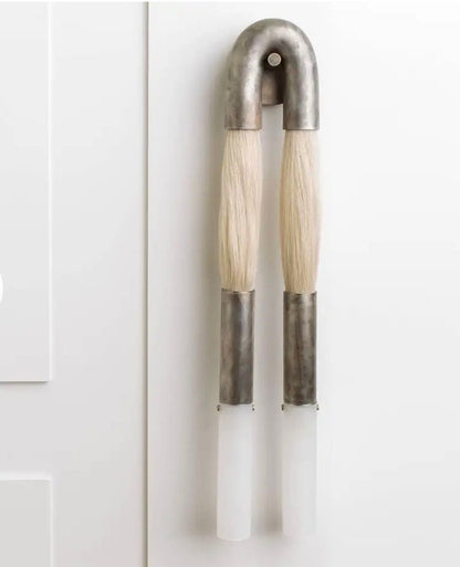 Modern Brass and Glass Wall Sconce