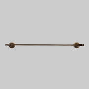Domus Brushed Antique Brass Knurled Towel Bar Rail