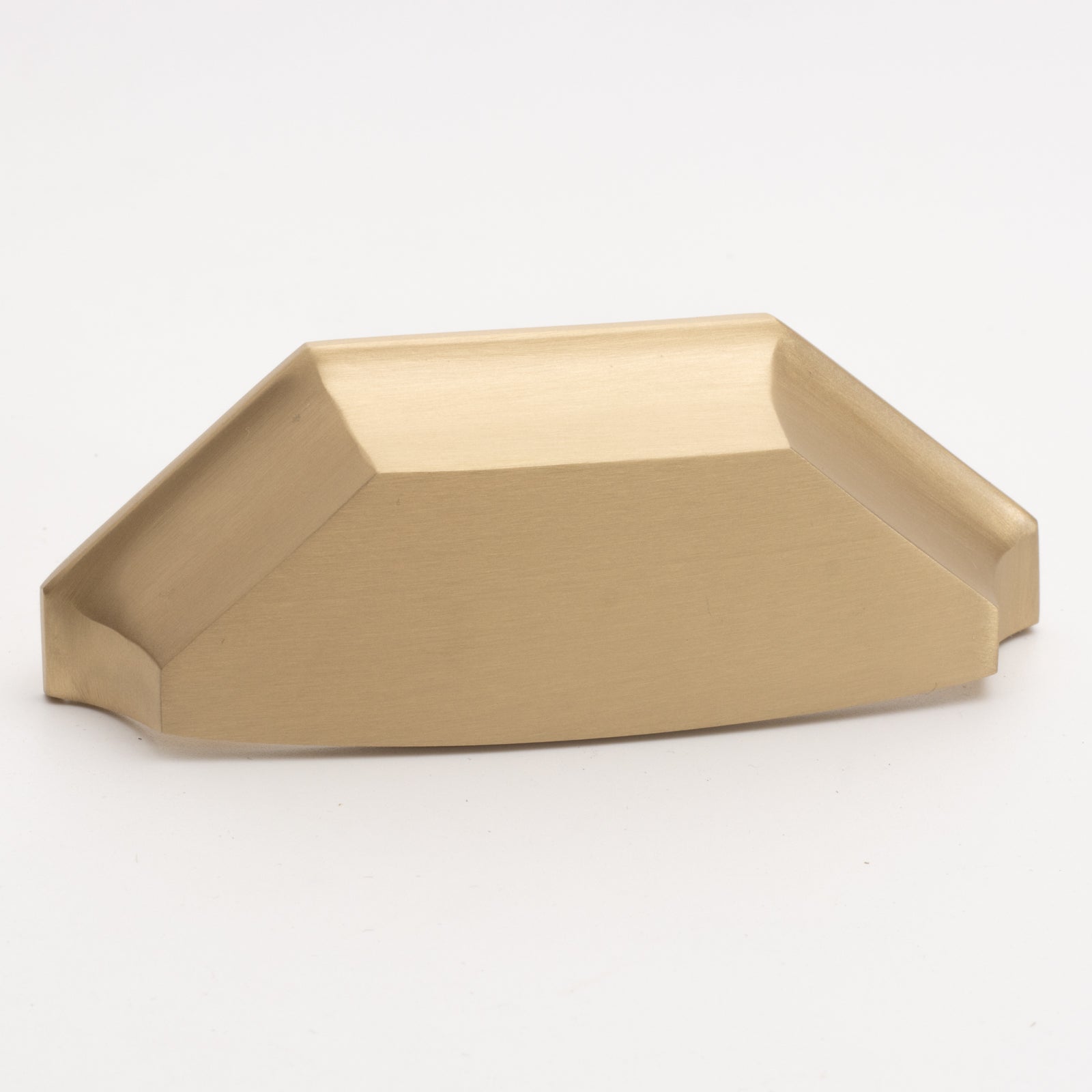 Fortis Solid Brass Cup Pull Brushed Brass