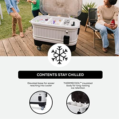 Rolling 125-Qt Drink Cooler